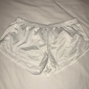 White Mesh Soffe Shorts